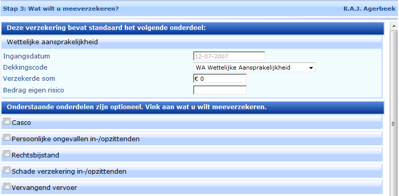 Stap 3 DPM contracten: meeverzekeren