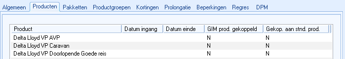 GIM product koppelen