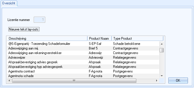 Venster Importeren tekst lay-out