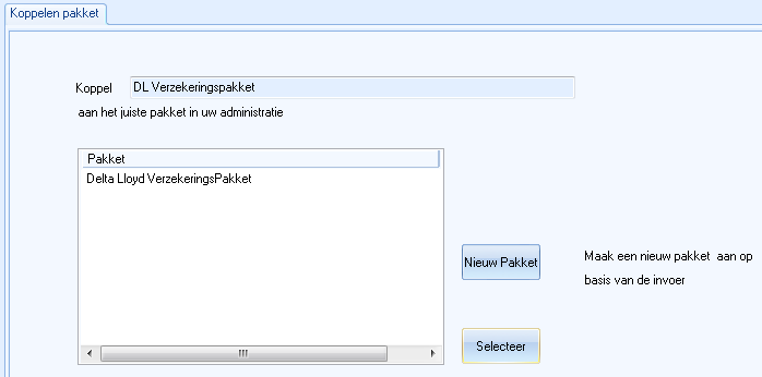 Venster Koppelen pakket