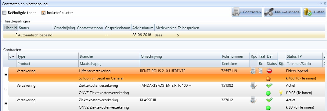 hiaatbepalingen