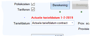 actuele tariefdatum