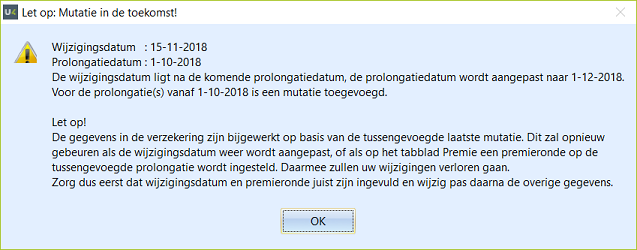 let op mutatie in toekomst