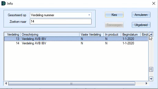 verdeling