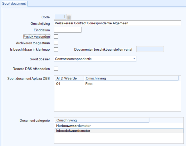 soort document