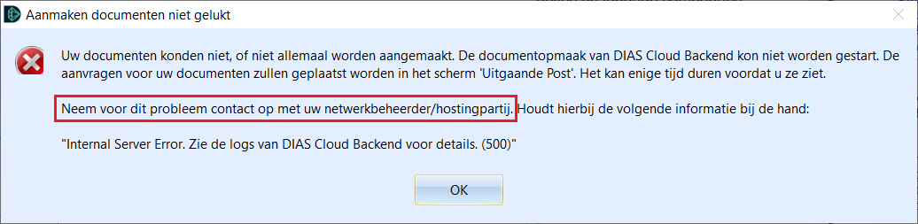 starten documentgeneratie