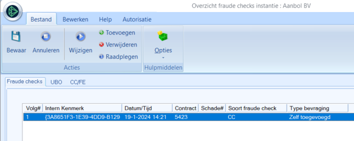 overzicht fraude checks