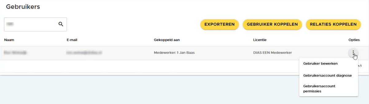 gebruikersdaignose