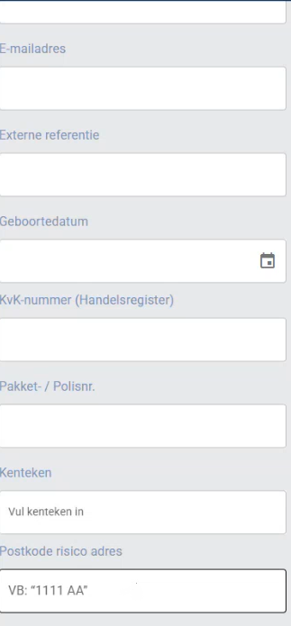 uitgebreid zoeken