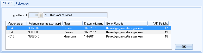 Verwerken POR mutatie berichten, Tabblad Polissen