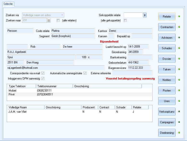 Relaties: Toegang relaties