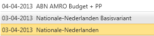 Voorbeeld geselecteerde berichten