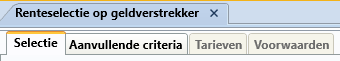 Tabblad NHD Geldverstrekker